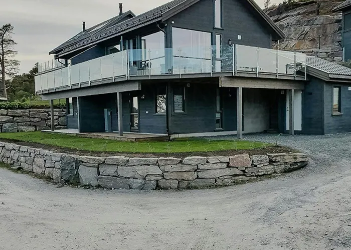 With Royal Ship Views In Hagefjord